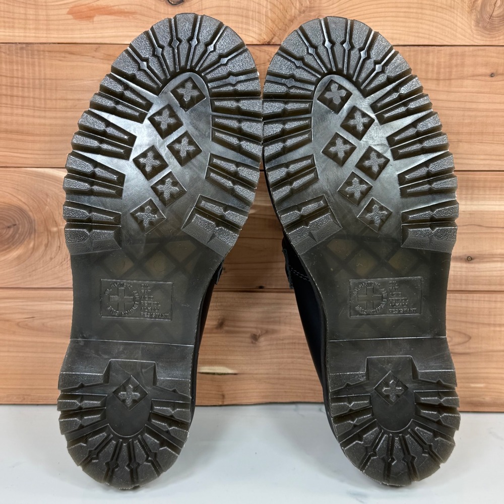 Dr Martens Women's Adrian Quad Black Leather Platform‎ Loafer Shoes size 9 - Picture 14 of 16